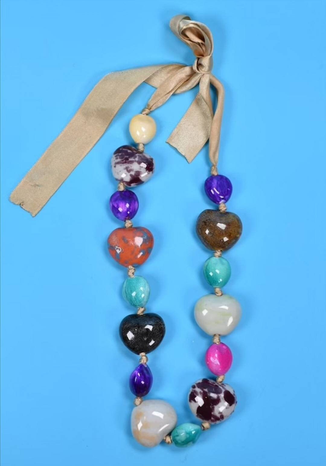 Vintage Glass Bead Necklace