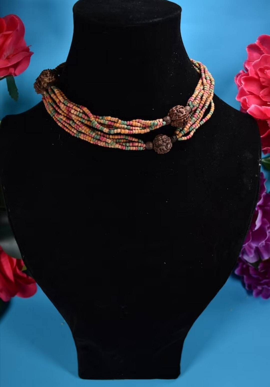 Vintage Natural Bead Necklace