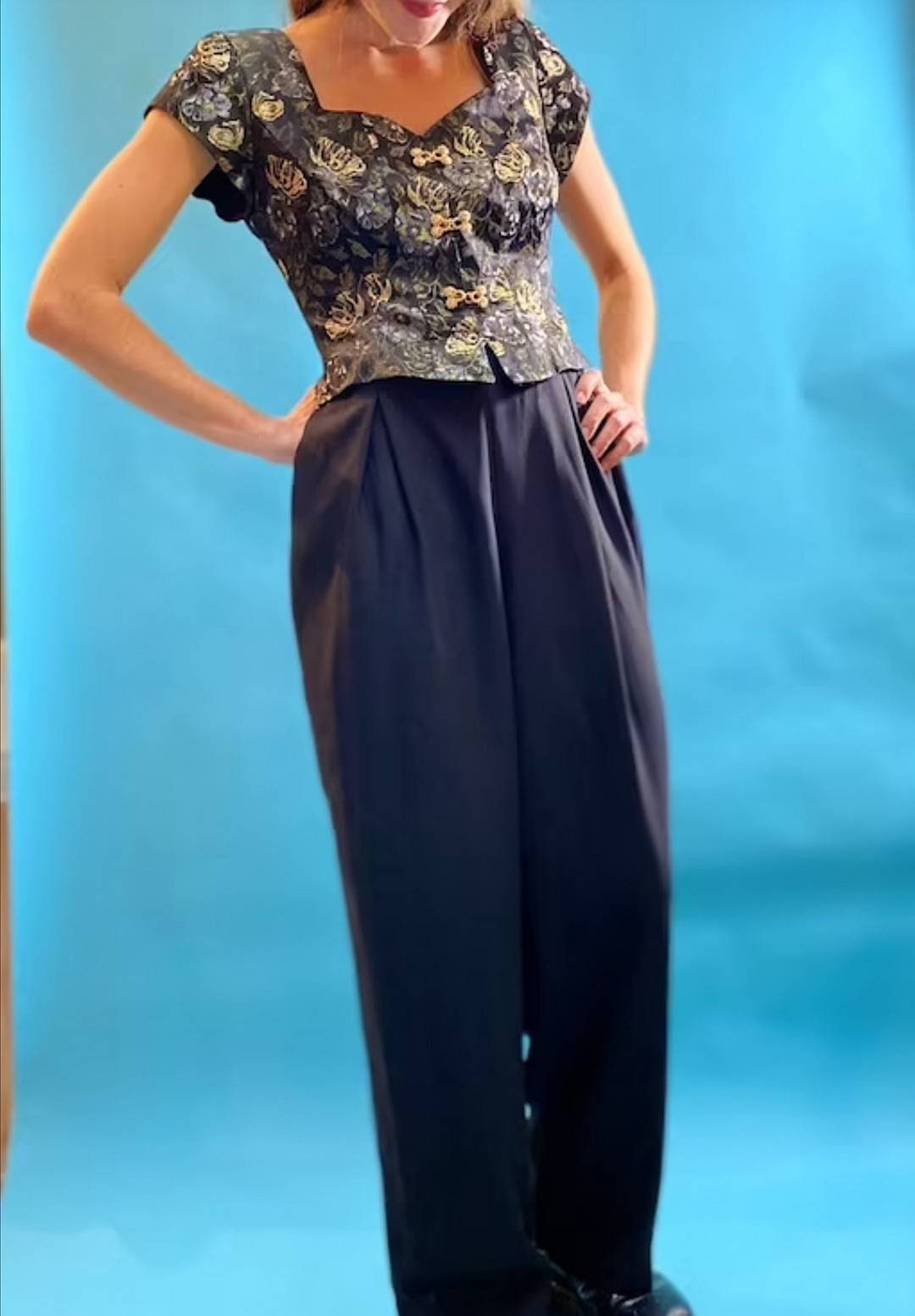 Vintage 80s Party Jumpsuit.