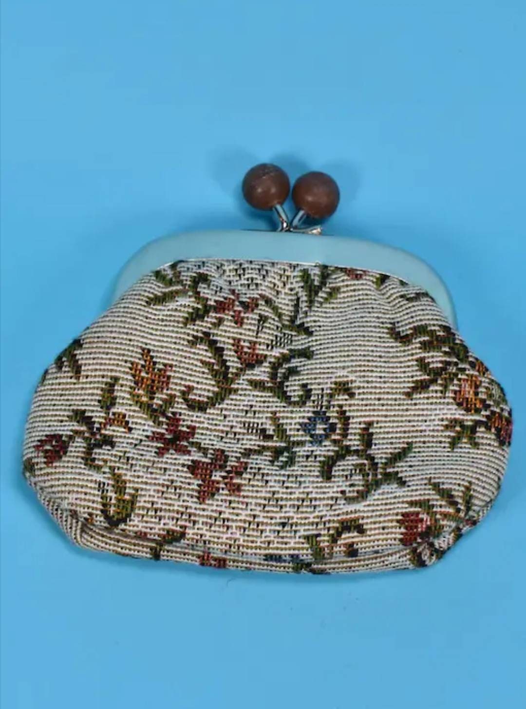Vintage Floral Tapestry Purse