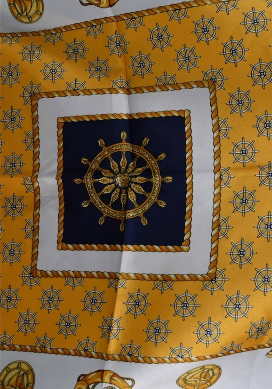 Vintage Nautical Print Scarf