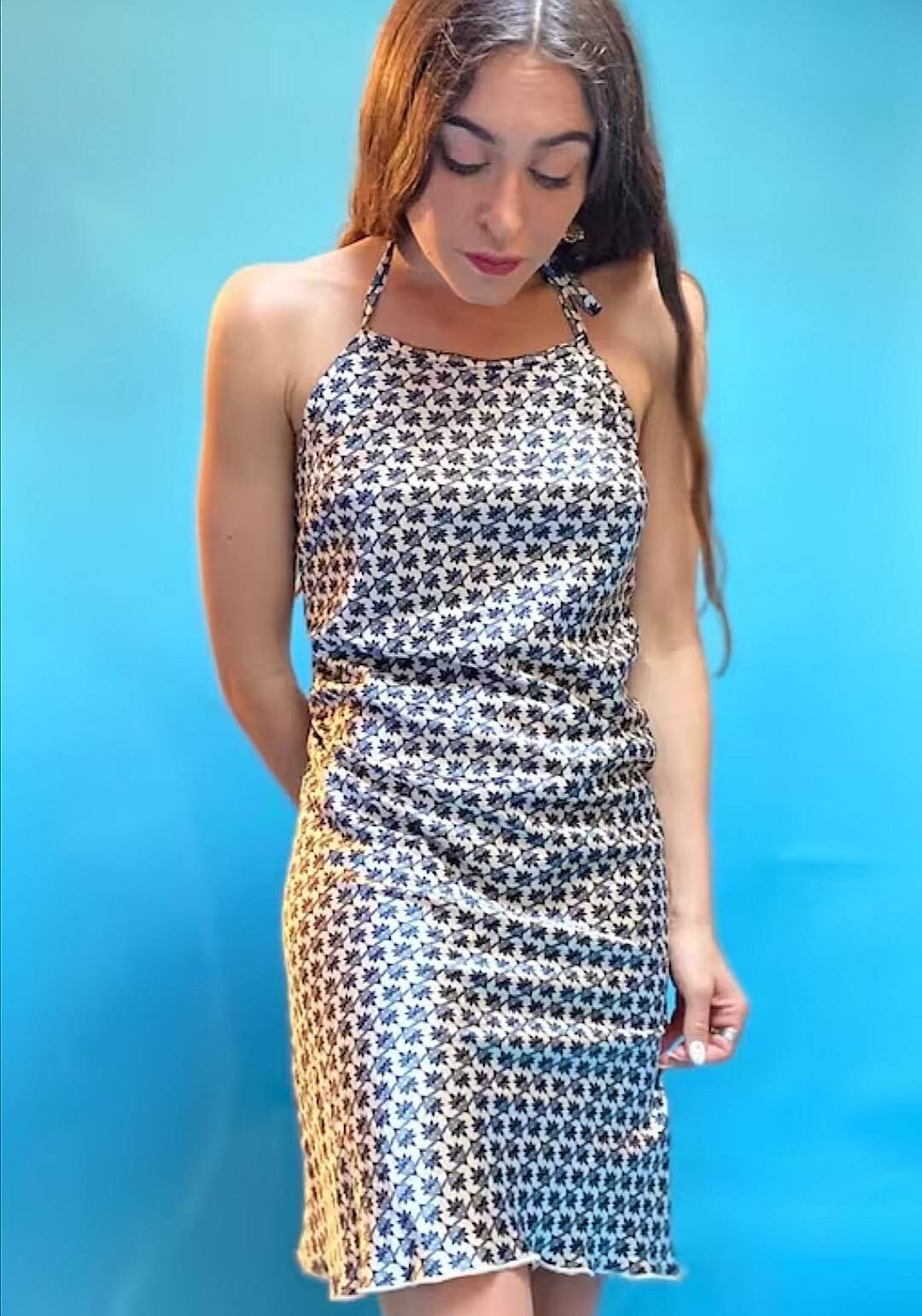 Halter Neck Dress.