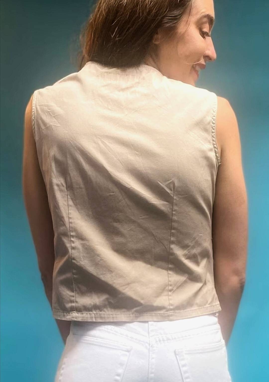 Vintage Vero Moda Button Up Vest.