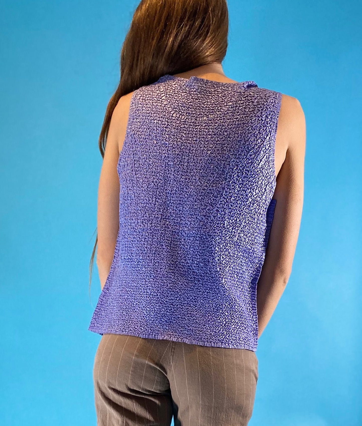 Y2k Textured Daisy Top.