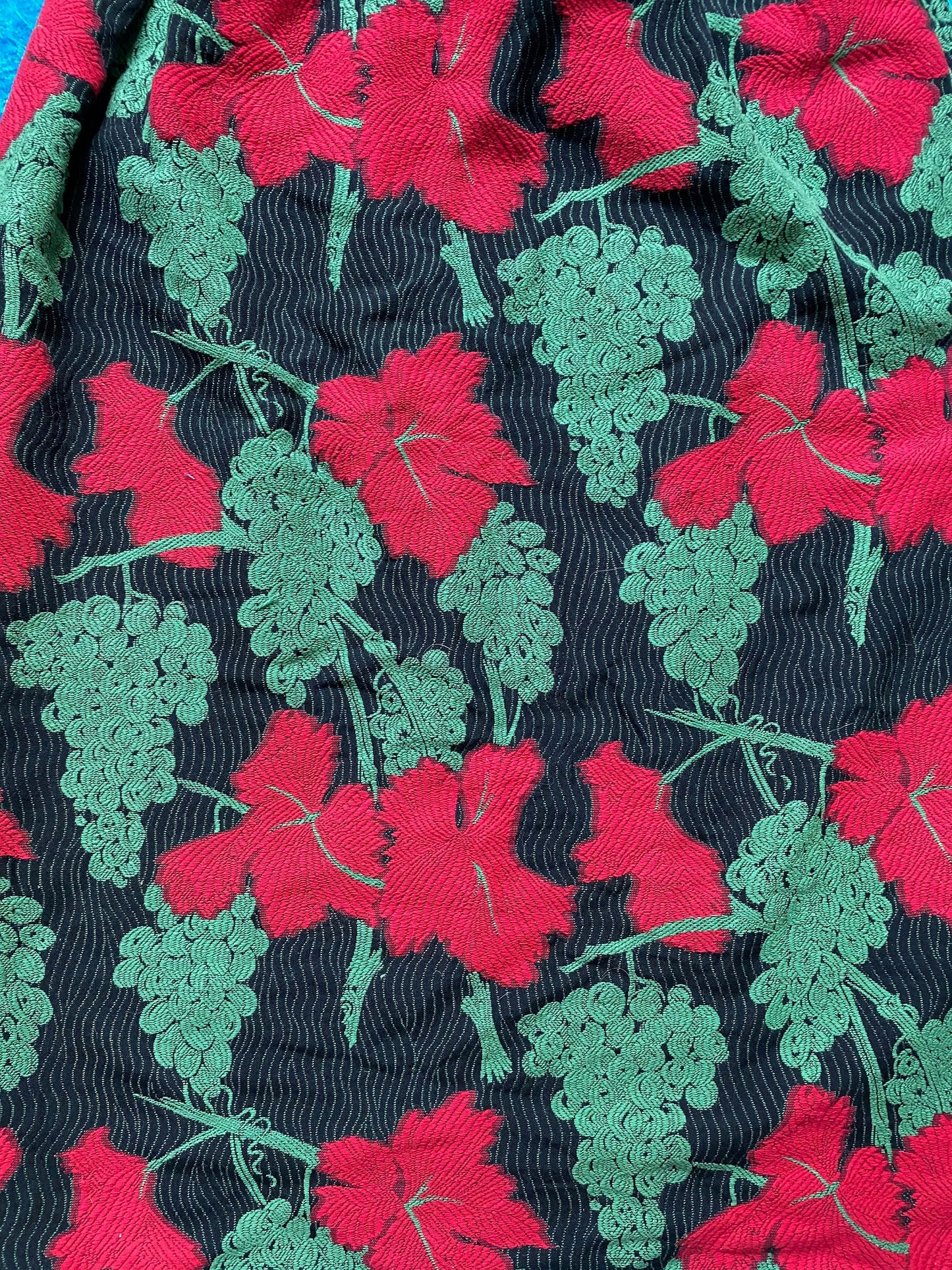 Vintage Thick Grape Print Skirt