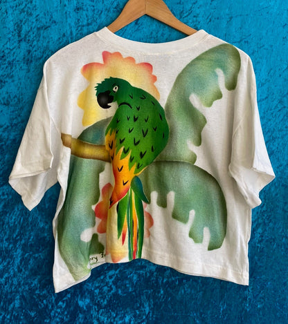 Vintage Mary Fany 80s Parrot T Shirt.