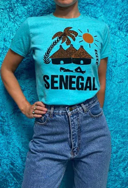 Vintage Tourist T-Shirt - Senegal.