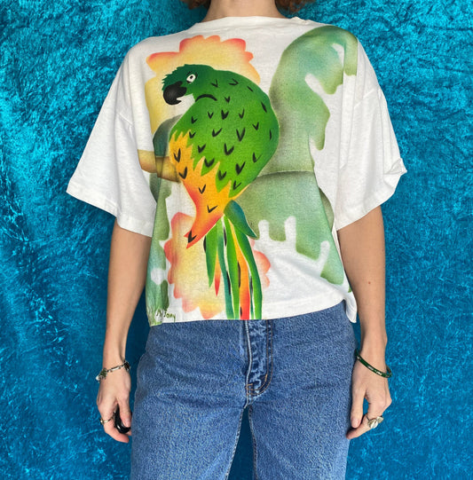 Vintage Mary Fany 80s Parrot T Shirt.
