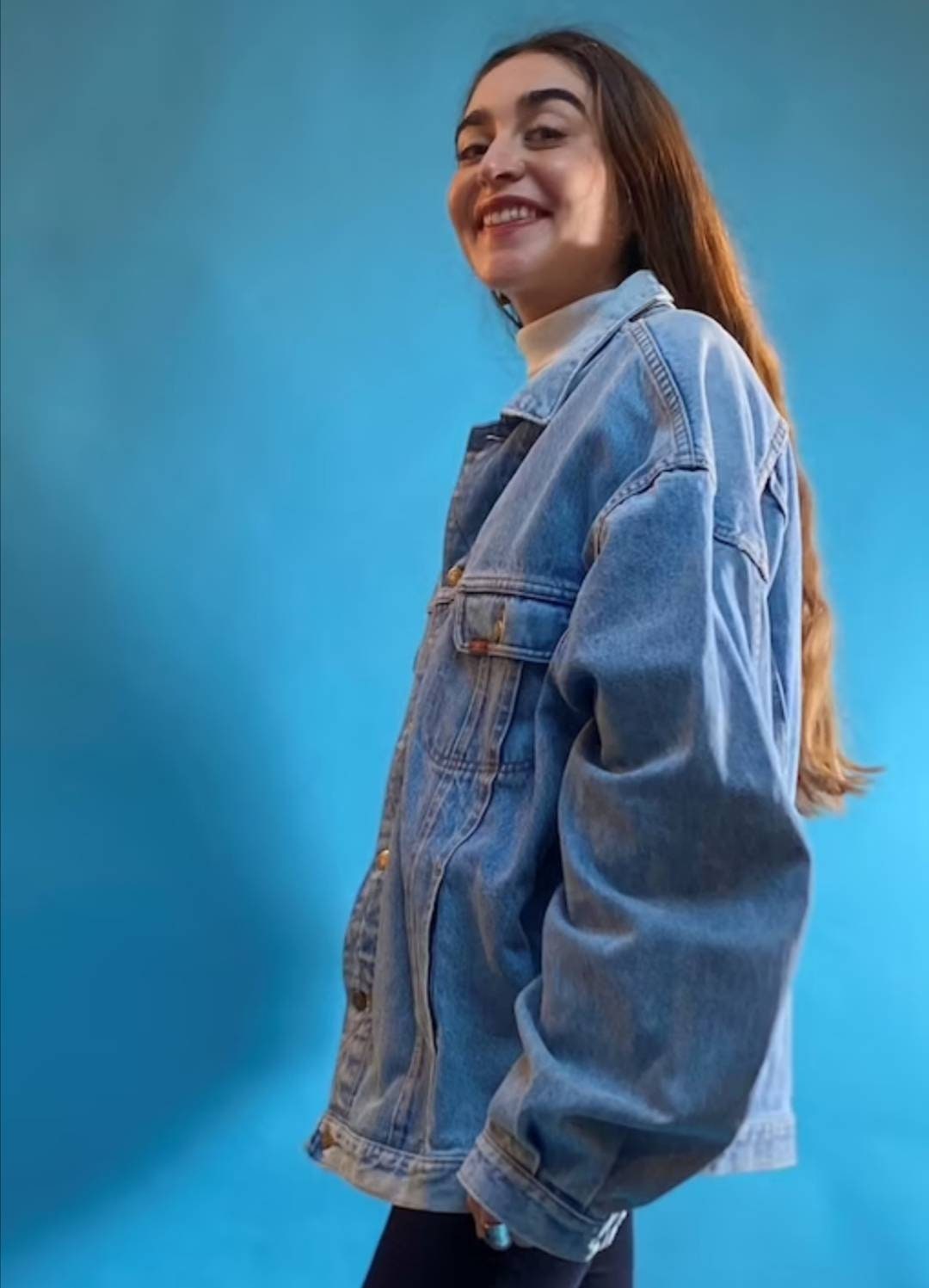 Vintage Light Denim Lee Jacket.