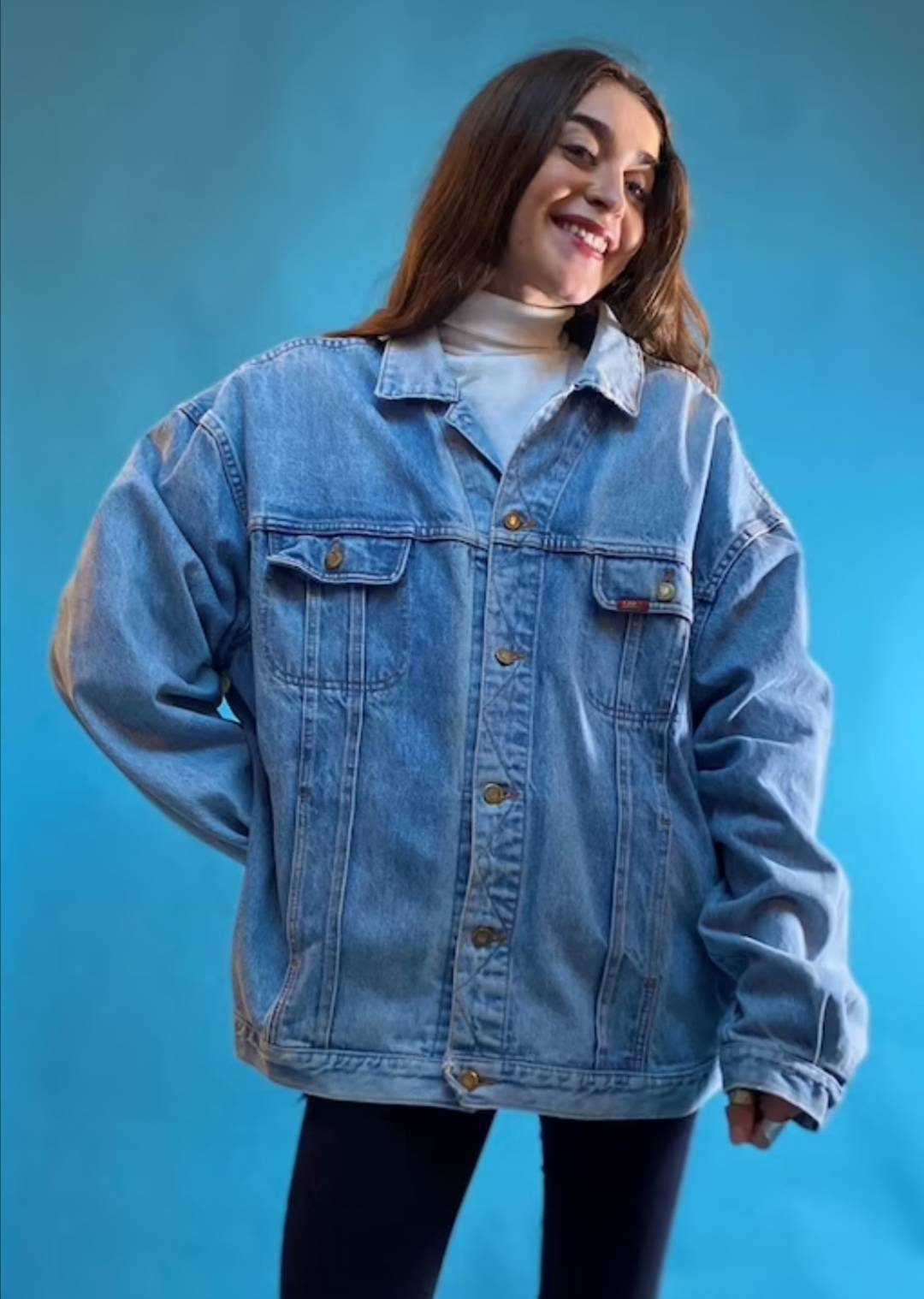 Vintage Light Denim Lee Jacket.
