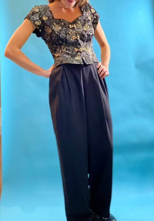 Vintage 80s Party Jumpsuit.