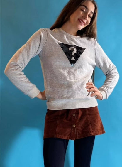 Vintage Y2K Guess Grey Sweatshirt.