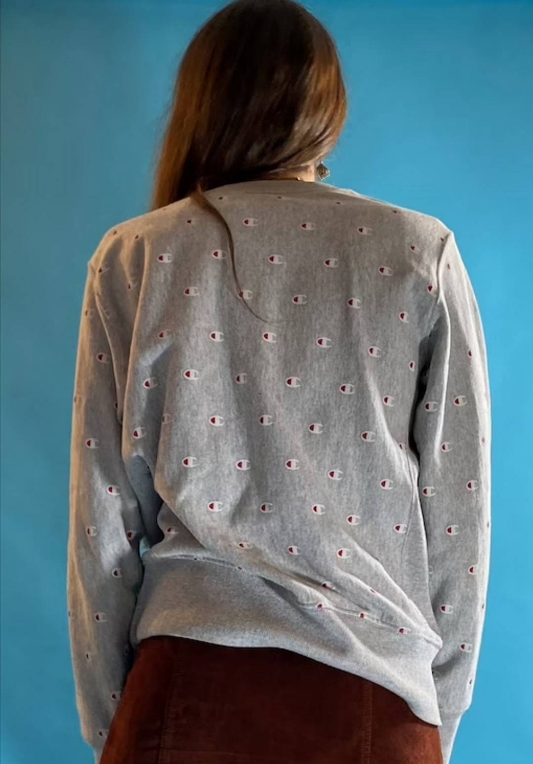 Vintage Gray Champion Sweatshirt.