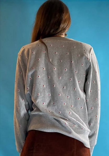 Vintage Gray Champion Sweatshirt.