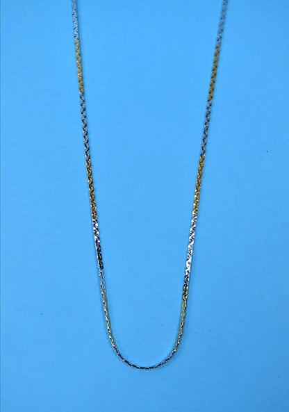Silver and Gold Stainless Steel Chain