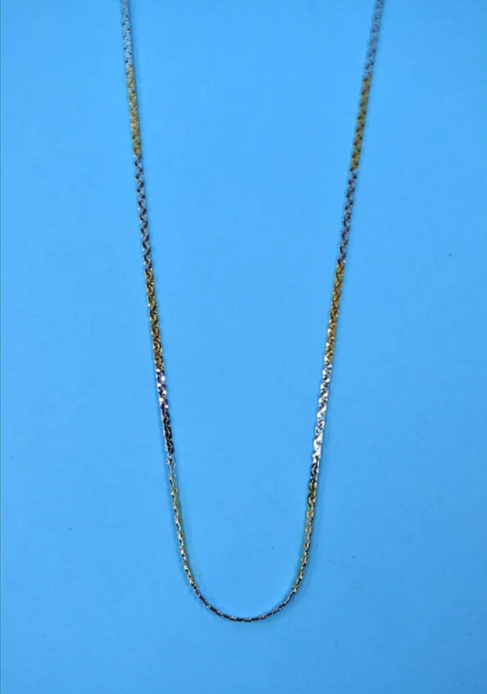 Silver and Gold Stainless Steel Chain