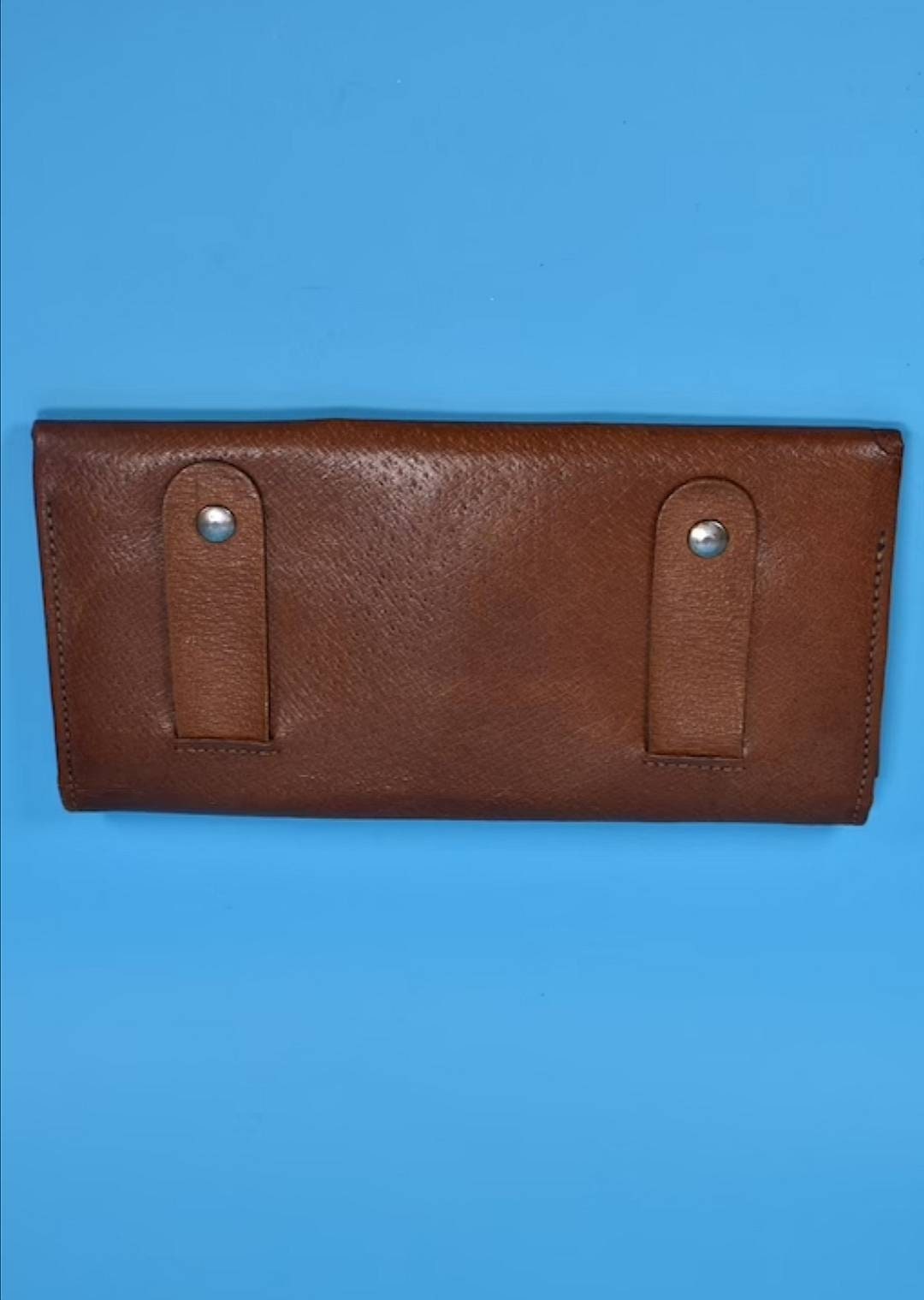 Vintage Brown Leather Purse