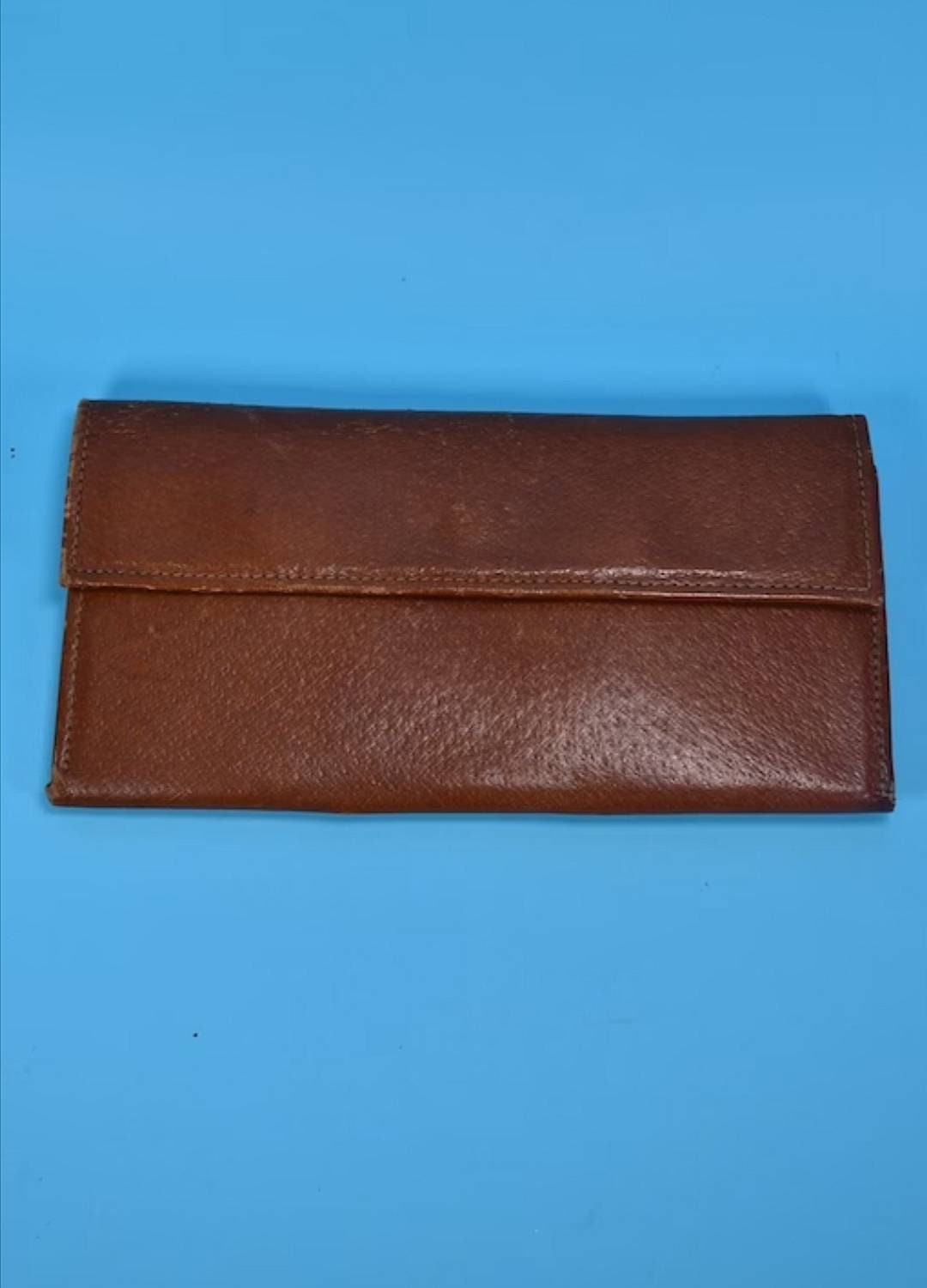 Vintage Brown Leather Purse