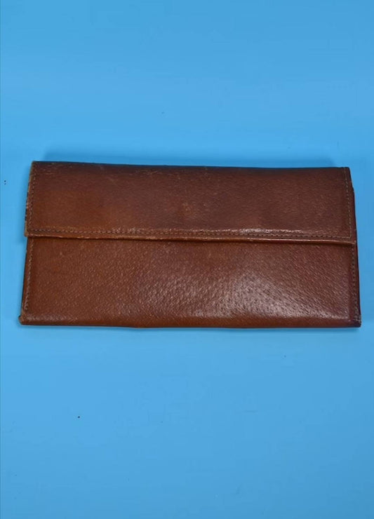 Vintage Brown Leather Purse