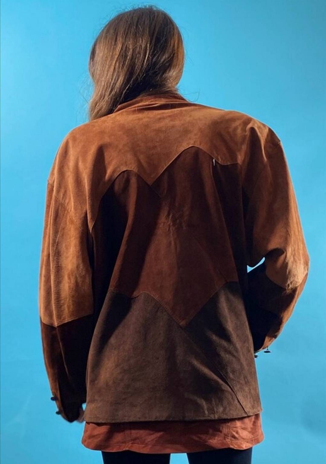 Vintage Tonal Suede Jacket