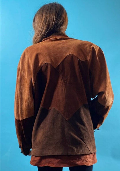 Vintage Tonal Suede Jacket