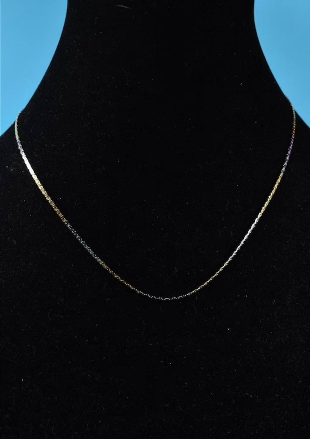 Silver and Gold Stainless Steel Chain