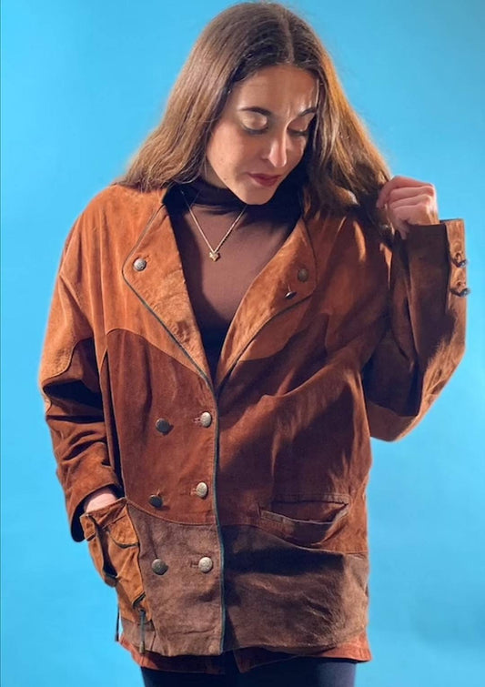 Vintage Tonal Suede Jacket