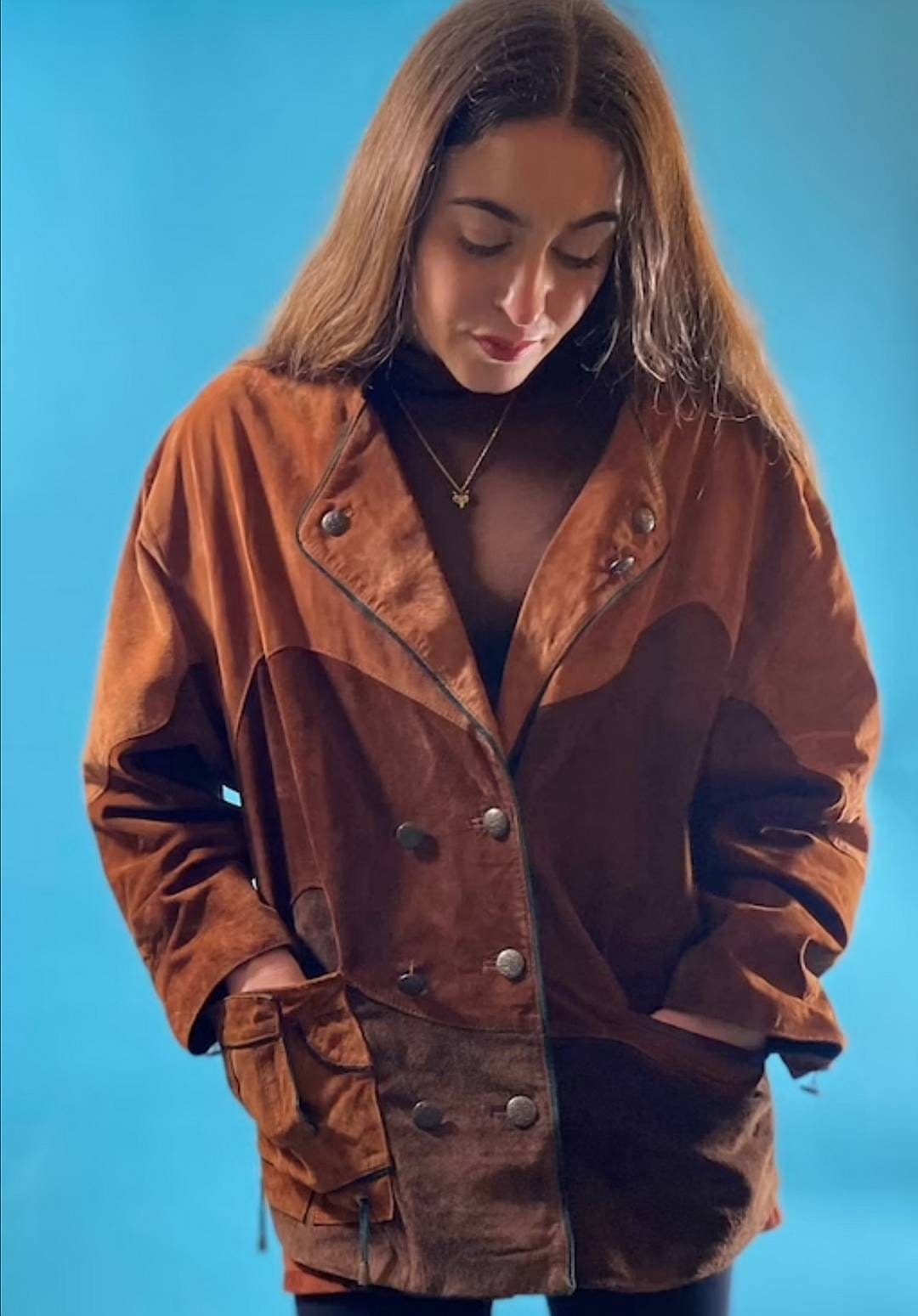 Vintage Tonal Suede Jacket