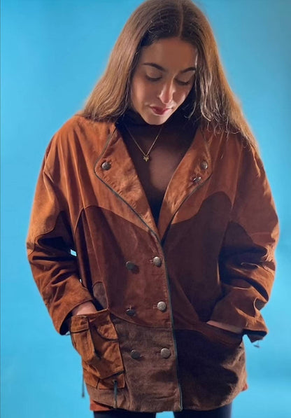 Vintage Tonal Suede Jacket