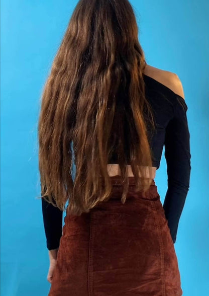 Vintage Y2K Black Crop top