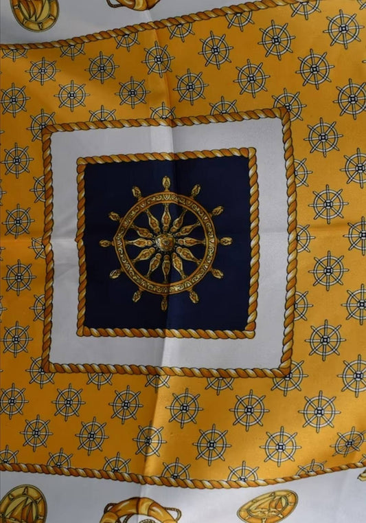 Vintage Nautical Print Scarf