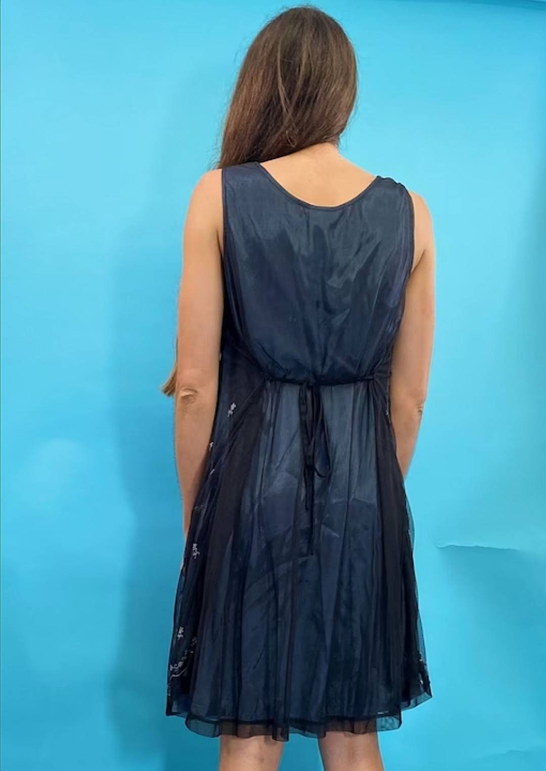 Vintage Floral Mini Dress.