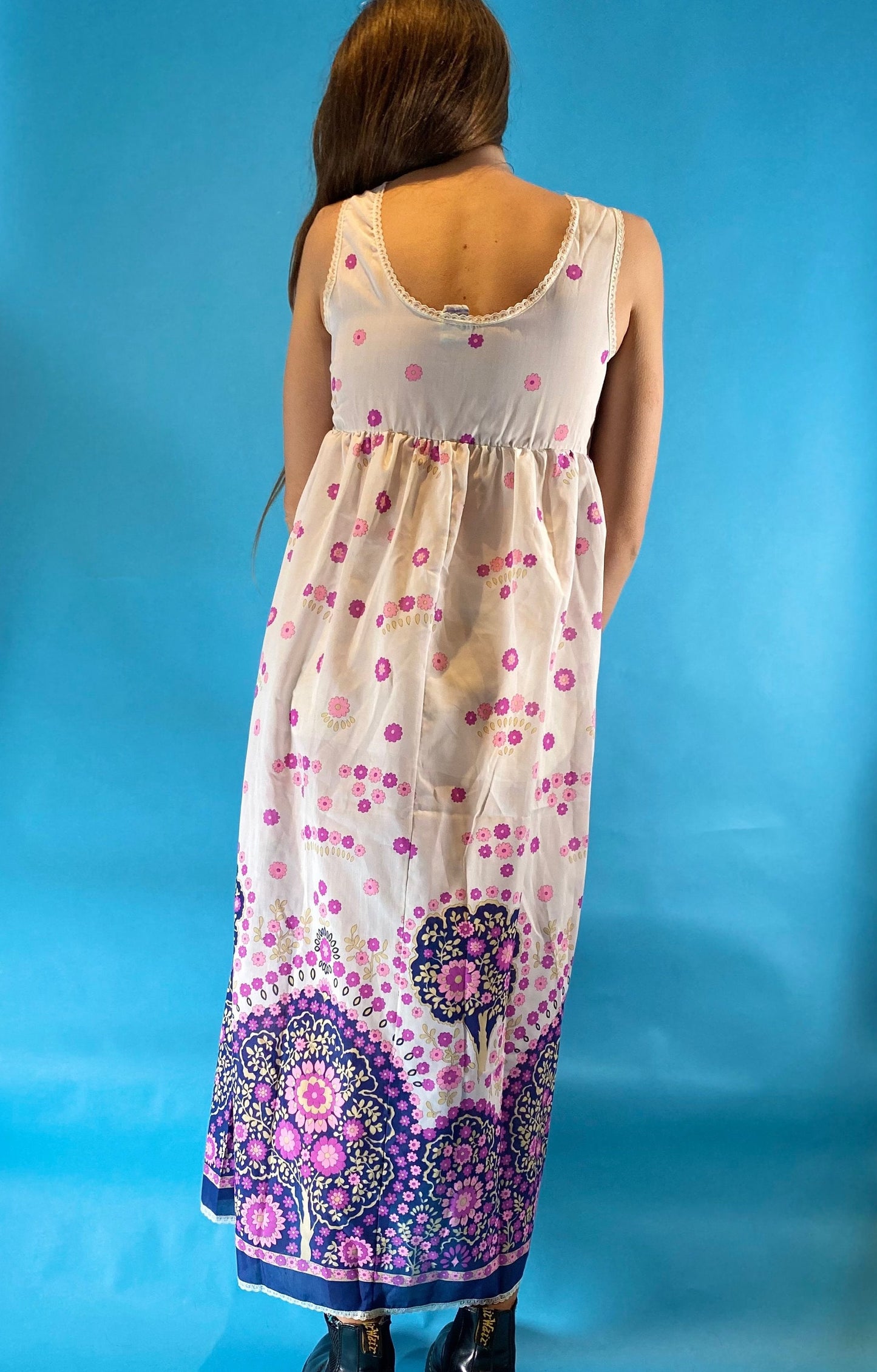 Vintage 70s Floral Dress.