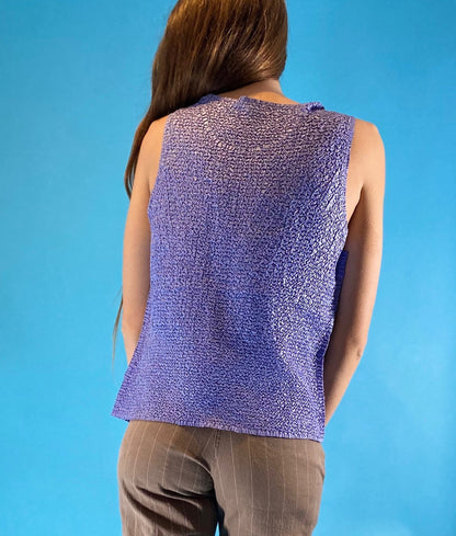 Y2k Textured Daisy Top.