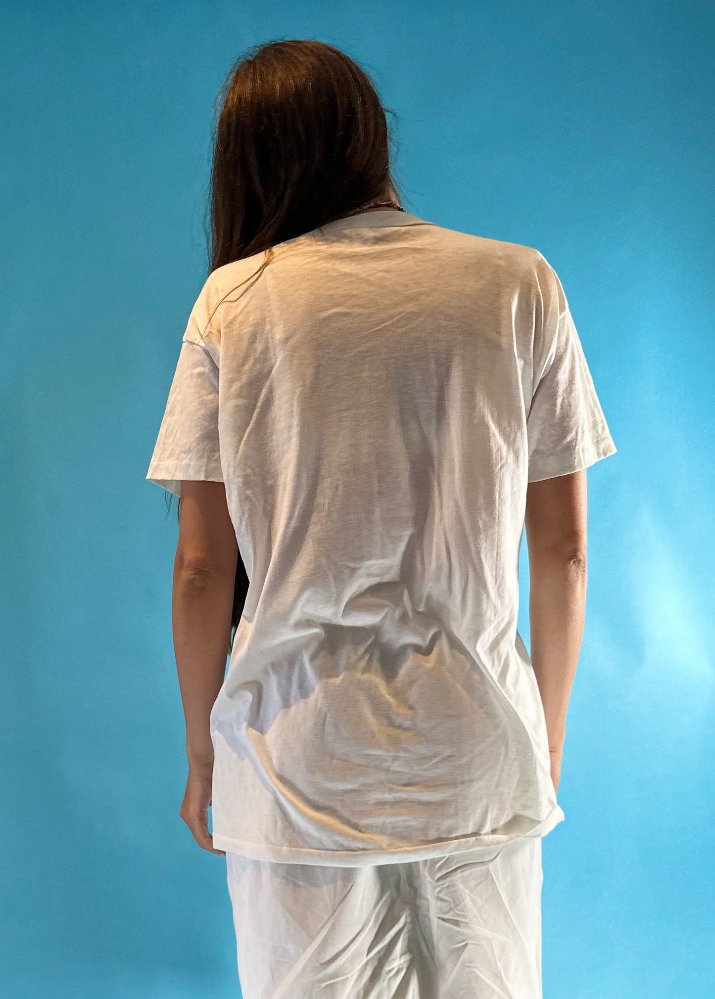 The Floating Jazz festival White t-shirt.